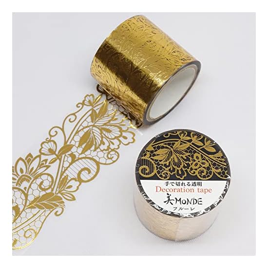 Made in Japan GR-4081 Kamiiiso Fleurie (Gold Foil) 35mm x 3m