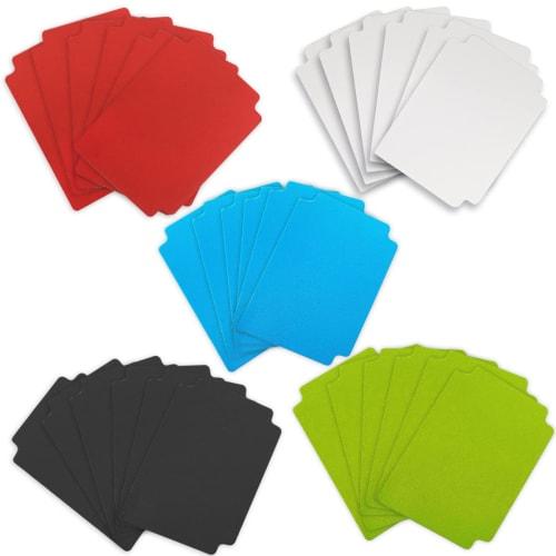 LIKENNY Card Separators, 5 Colors, Card Dividers, Dividers for Cards [Perfect for Dividing and Sorting Trading Cards in Deck Cases] Storage, Card Game