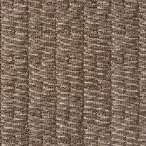 MUJI Washed Cotton Quilted Rug Brown JFAF2A4S