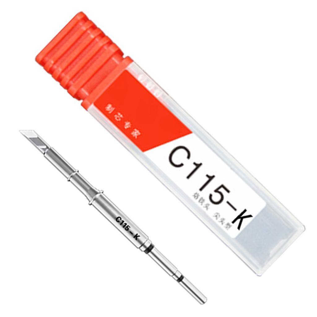 C115 C210 Soldering Iron Tip Soldering Iron Tip Solder Head Welding Heating Soldering Iron Head Replacement Part