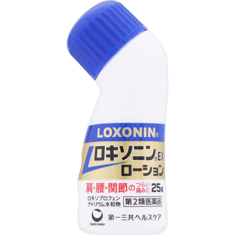Daiichi Sankyo Healthcare Loxonin EX Lotion 25g Liquid Topical agents Indications: Lower back pain, shoulder pain associated with stiff shoulders, joi