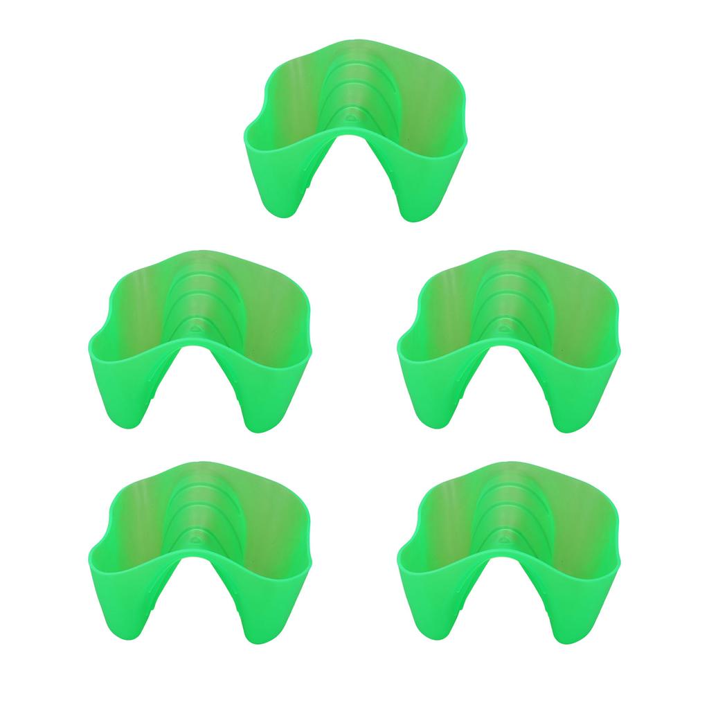 5 PCS Rubber Fishing Gloves Anti Slip Fish Catcher Hand Guard Fish Catching Gloves Fishing Supplies