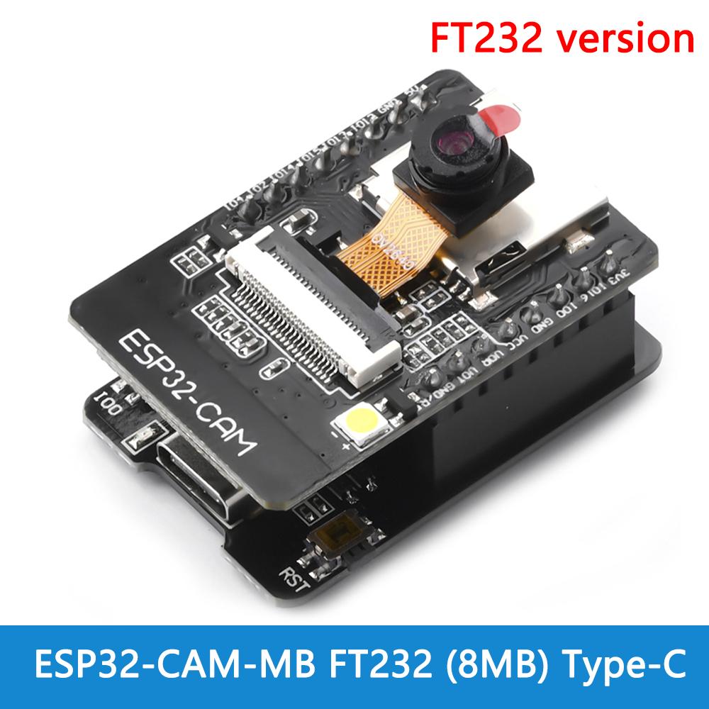 ESP ESP32 CAM-MB Wifi Bluetooth Development Board OV2640 Camera Module Serial Port Programming Module USB to Serial Port CH340G