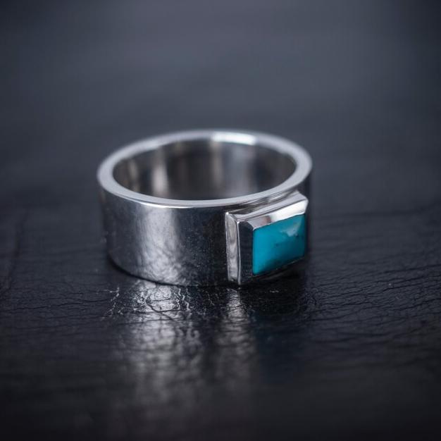 Josilver Signature Simple Square Ring (M) (B Type)