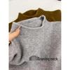 Premium Women's Slim Fit Knit Sweater – Winter Half-High Collar, Long Sleeve, Stand-Up Collar, Autumn/Winter Collection.