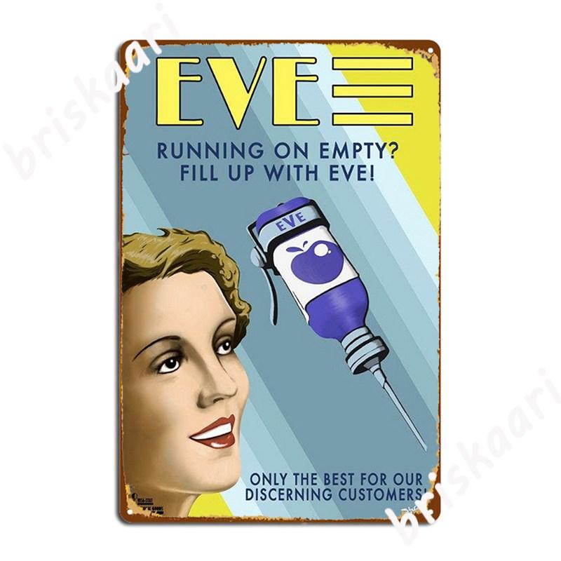 

Bioshock Eve Running Empty Metal Plaque Poster Club Party Decoration Party Plates Tin Sign Posters 20x30cm