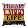 Mediterranean Letter Home Love Pillow Case Cushion Cover Sofa Bed Car Decoration