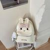 Schoolbag Japanese bow diamond kitty backpack 1011 new girl cute large capacity commuting backpack