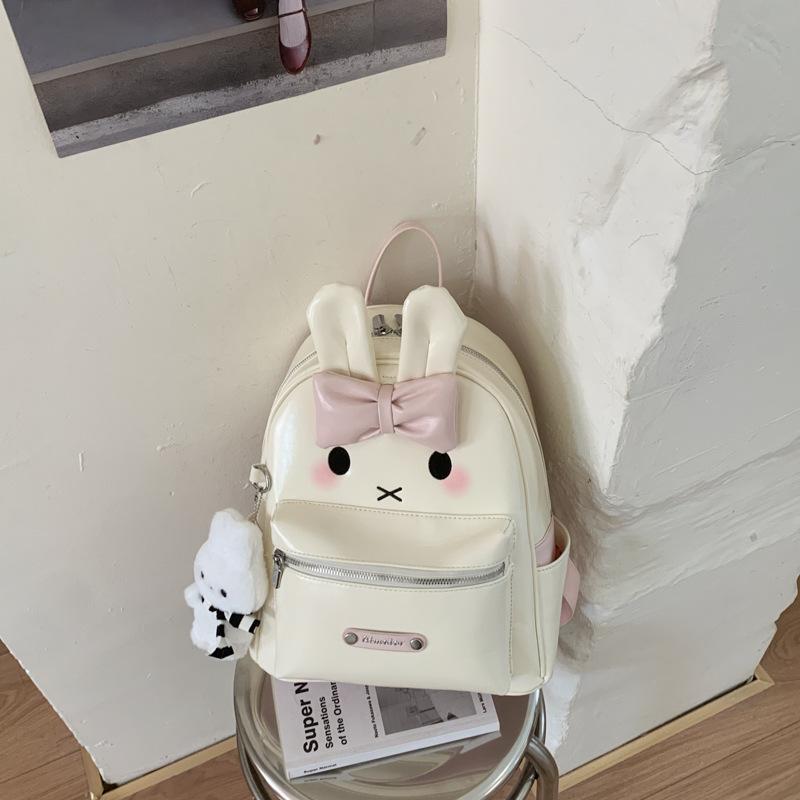 Schoolbag Japanese bow diamond kitty backpack 1011 new girl cute large capacity commuting backpack