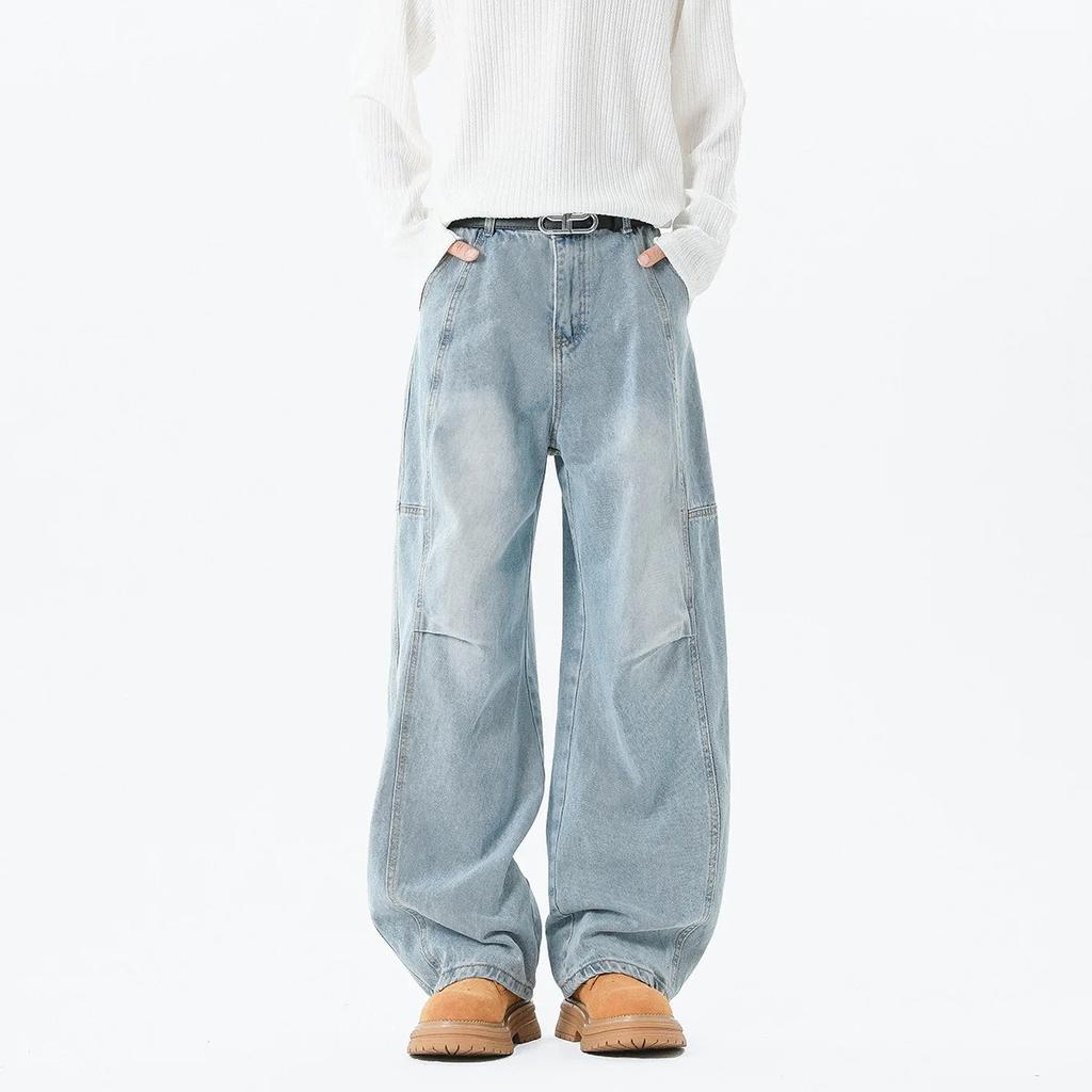 Y2K Baggy Jeans Unisex Trendy Casual Wide-Leg Denim Pants High Street Quality American Style Streetwear Oversize Trousers