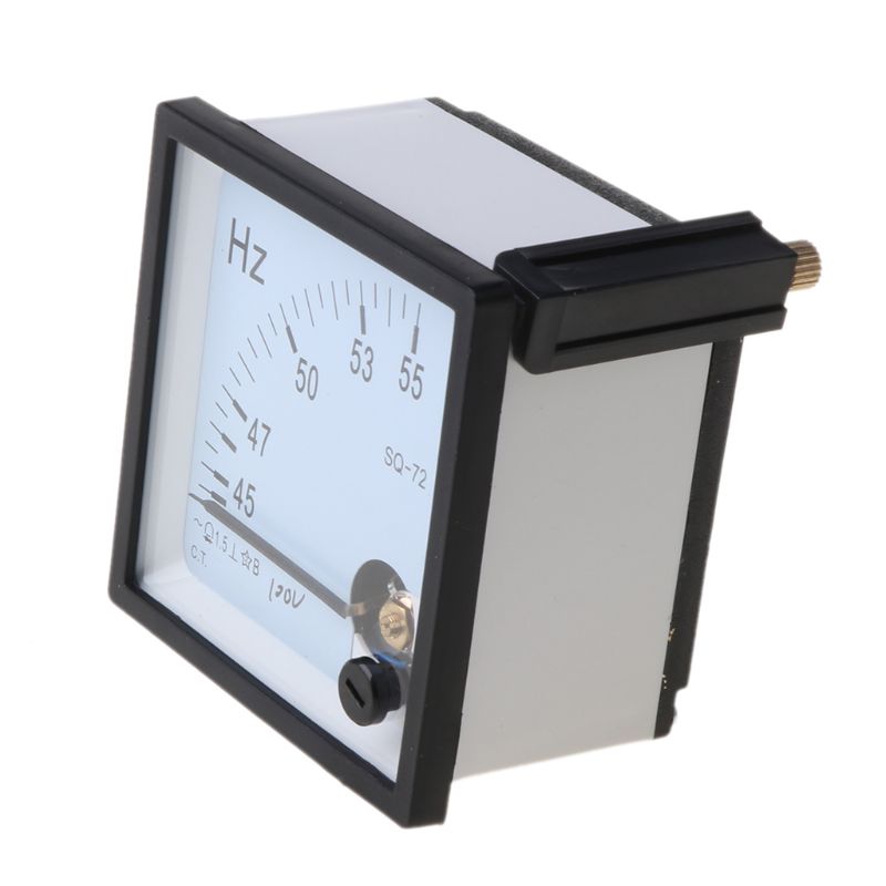 High Accuracy Analog Amperemeter Hertz Indicator 45-55Hz Meter Ammeter Monitor Pointer Type Current Pointer Instrument