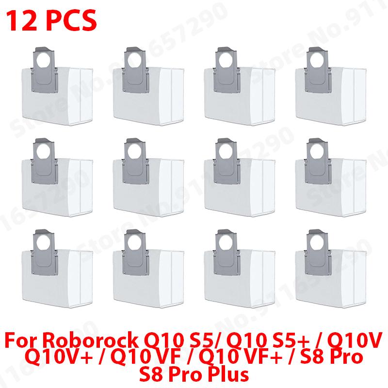 Passend für Roborock Q10 S5 / Q10 S5+ / Q10V / Q10V+ / Q10 VF / Q10 VF+ / S8 Pro / S8 Pro Plus: Haupt-, Seitenbürste, Filter, Wischmopp, Staubbeutel