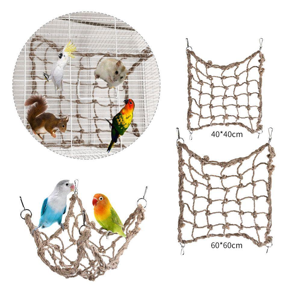 Hamster Swing Parrot Climbing Rope Net Ladder Hanging Rope Hammock