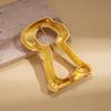 Elegant Hollow Keyhole Brooch For Women Trendy Fashion Jewelry Gift Commute Party Daily Wear Accessories
