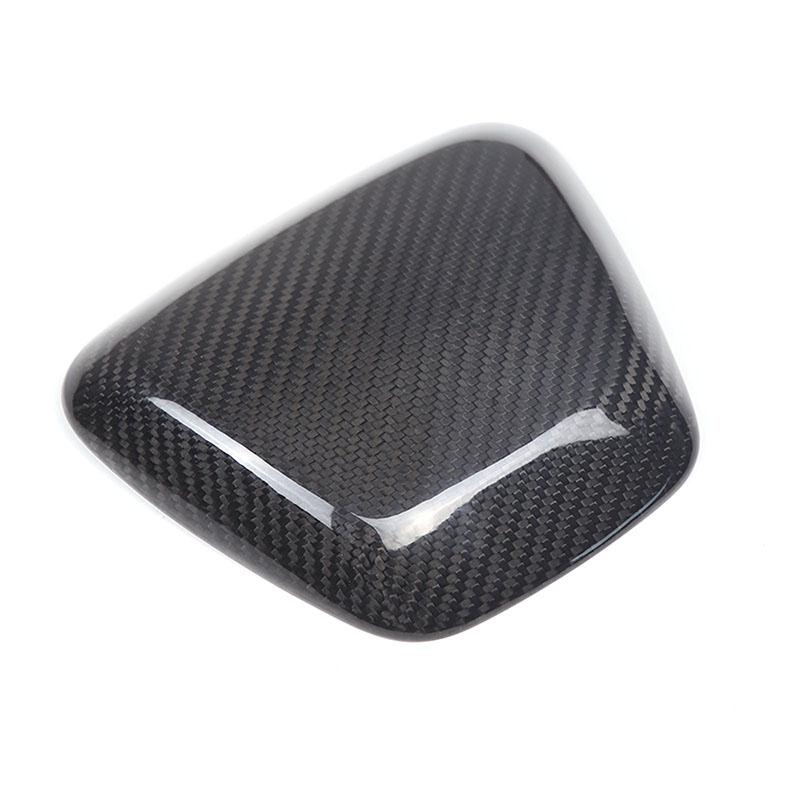 

Real Carbon Fiber For Tesla Model S 2025-2025 Car Steering Wheel Horn Button Decoration Cover Sticker Car Interior Accessories