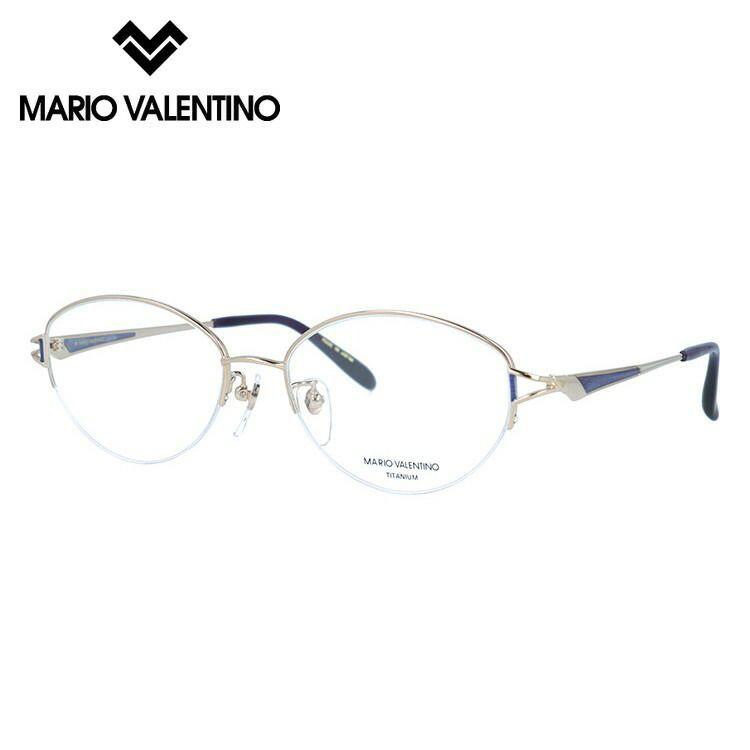 Used Mario Valentino Glasses Frame Date Glasses MARIO VALENTINO MV-769 C1 54 Size Oval Mario Valentino Unisex Men Women [Domestic regular product]