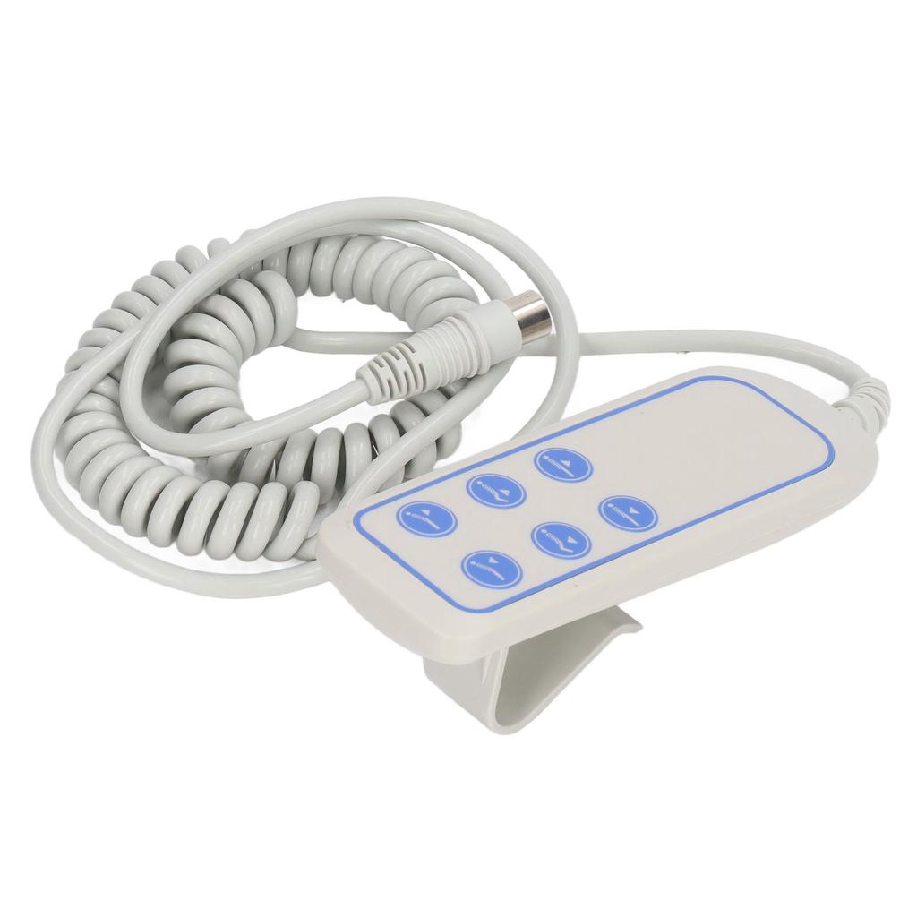 Controlador de Cama Elevatória Elétrico PVC IP66 Resistente ao Desgaste Controle Manual de Cadeira Elevatória para Hospital (8 Pin)