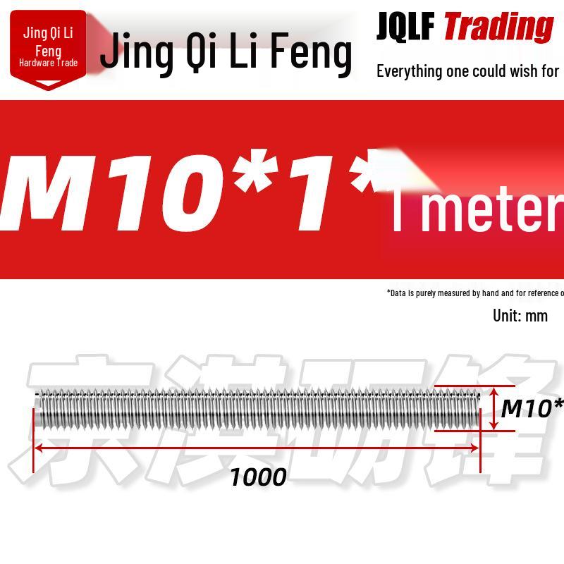 Stainless Steel Threaded Rod, Coarse & Fine, M3, 1 or 3 Meter Lengths