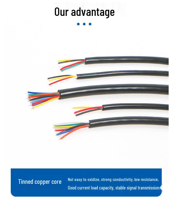 UL2464 20AWG Multi-Core Cable, 300V, 80°C, Flame Retardant VW-1, Internal Equipment Wire.