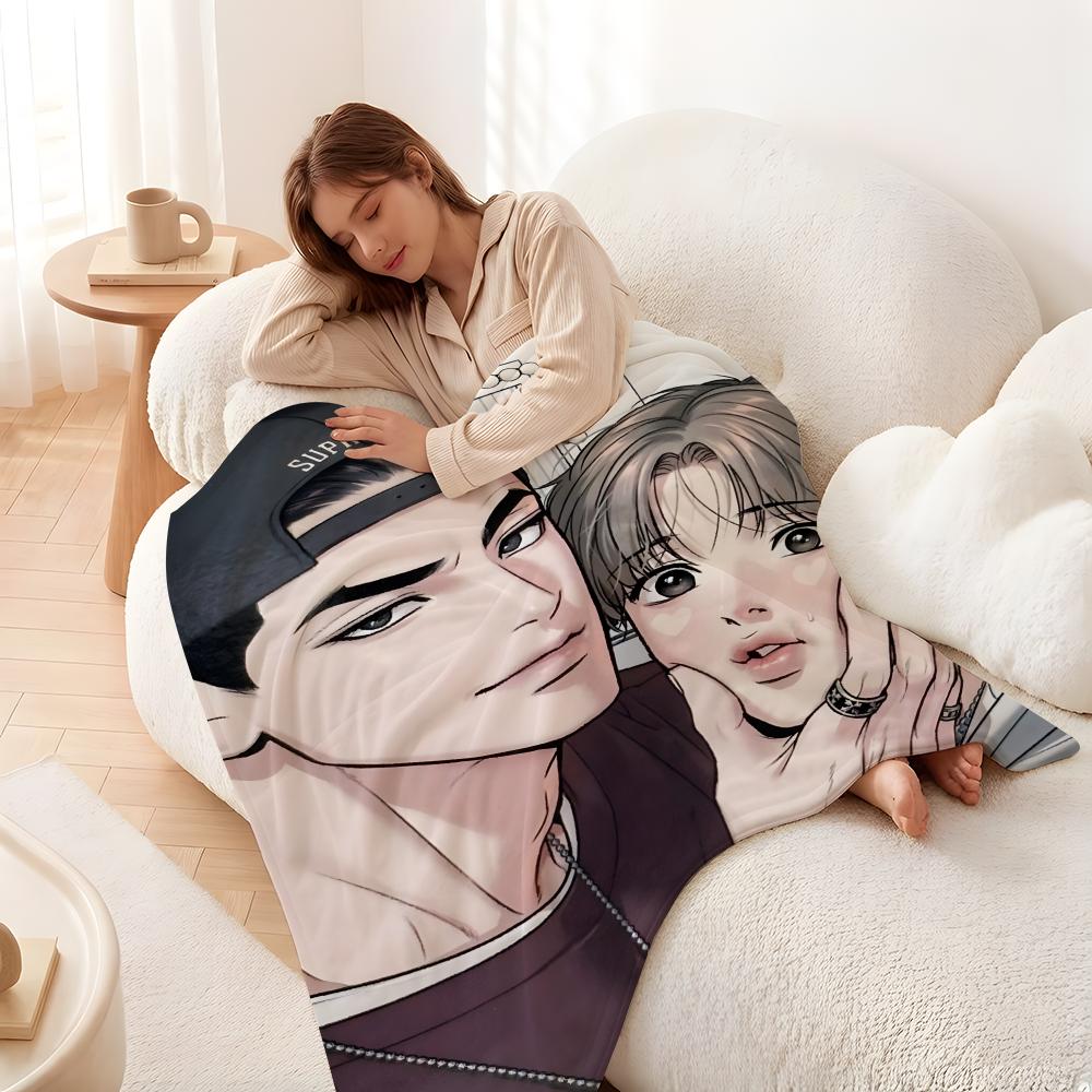 Comic J-Jinx Throw Flannel Blanket Skin Soft Suitable for Sofa Living Room Bed Travel and Gifts