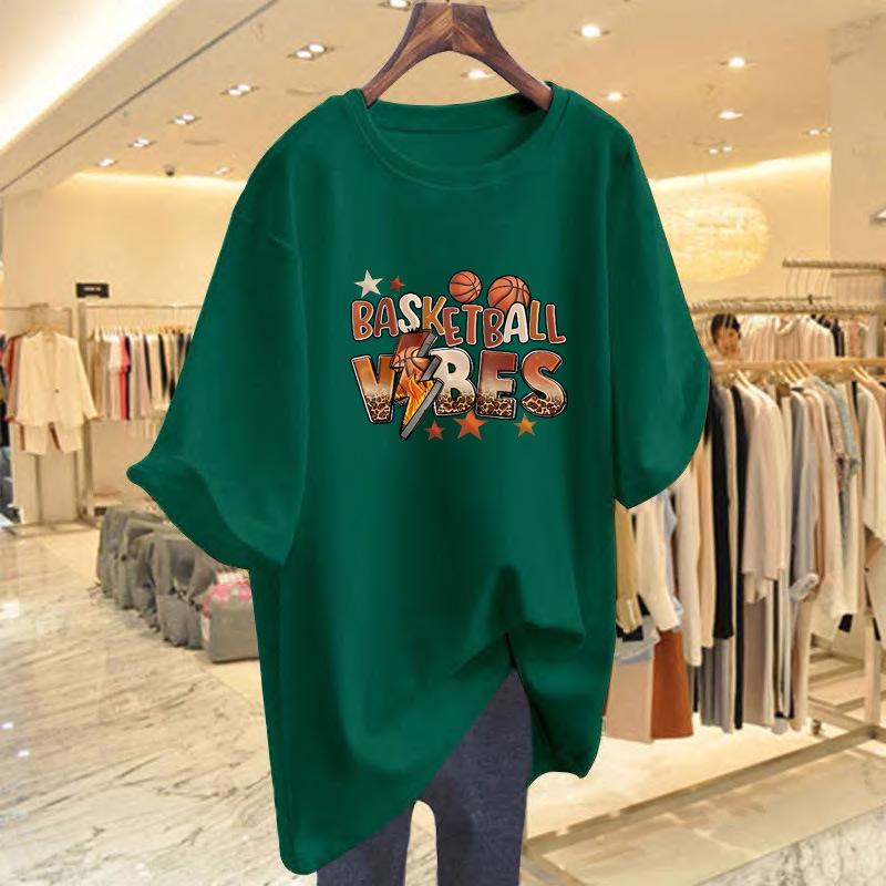 Korean Style Women's Summer Cartoon Casual Loose T-Shirt