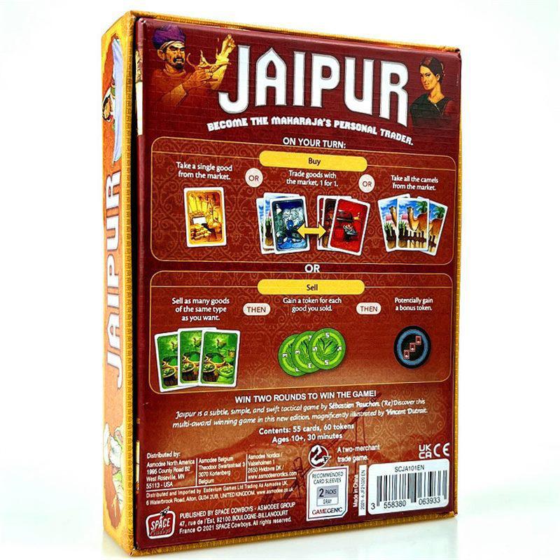 Board Game - Jaipur - 2 Players | 30 Minute Playing Time Strategic Entertainment Family Party Card Game