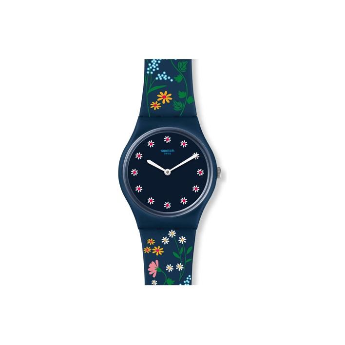Swatch Original Series Quartz Movement Blue Waterproof Quartz Watch Unisex Watches GN256 Blue