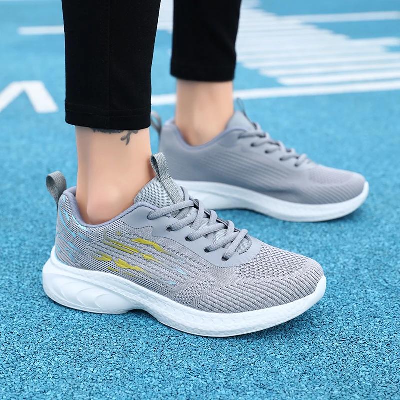 Fashion 2025 Summer Multi-functional Outdoor Casual Running Shoe with A Soft and Breathable Mesh for Women in A Two-tone Tie Zapatillas
