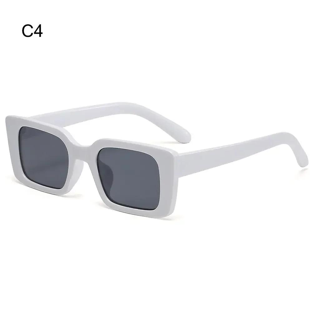Vintage Strand/Reise Farbverlauf Damenmode Rechteck Leopard Sonnenbrille Schattierungen Herren Quadratische Sonnenbrille Luxus-Designer Gläser