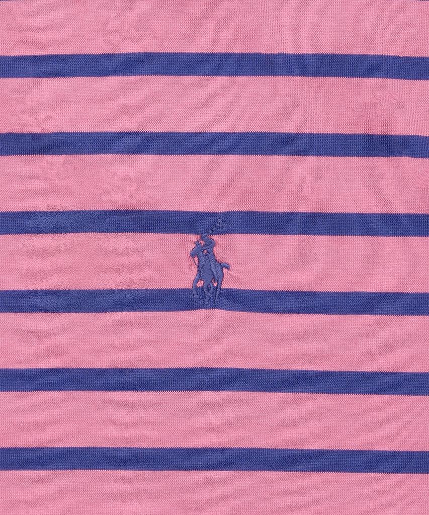 POLO RALPH LAUREN Custom Slim Fit Striped Jersey T-Shirt - Red