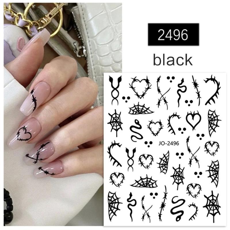 Intricate Nail Stickers Versatile Effortless Application and Removal Catering To Nail Enthusiasts and Trendsetters
