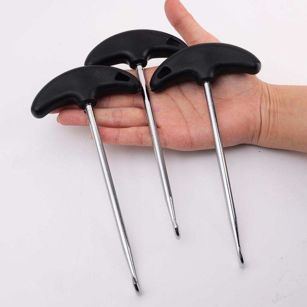 Motorcycle Exhaust Pipe Spring Hook Puller Tool T Handle Stainless Steel for Motocross Dirt Bike ATV Scooter Muffler Repair Kit