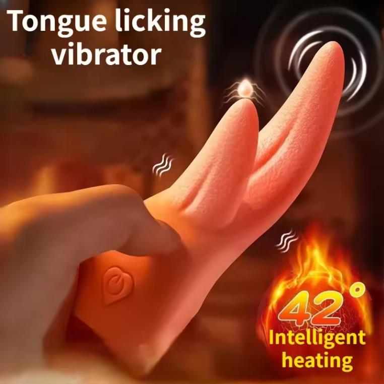G Spot Clitoris Vagina Anal Tongue Licking Vibrator for Women Female Masturbation Couples Nipple Stimulation Adults Sex Toys