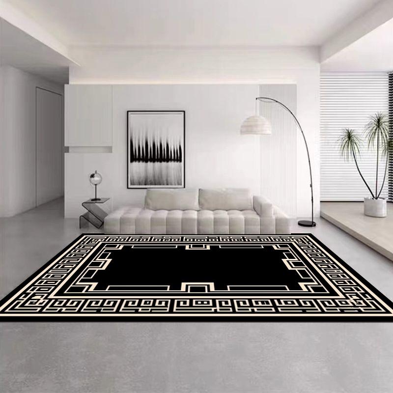 Modern Light Luxury Living Room Rugs Bedroom Nordic Style Decoration Carpet Washable Cloakroom Lounge Mat Non-slip 160x200cm