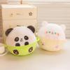 Pes Prase Kočka Panda Kuličky Plyšové hračky Měkké vycpané Kreslený polštářek zvířátka Kreativní suvenýr Výzdoba pokoje Dárek k narozeninám