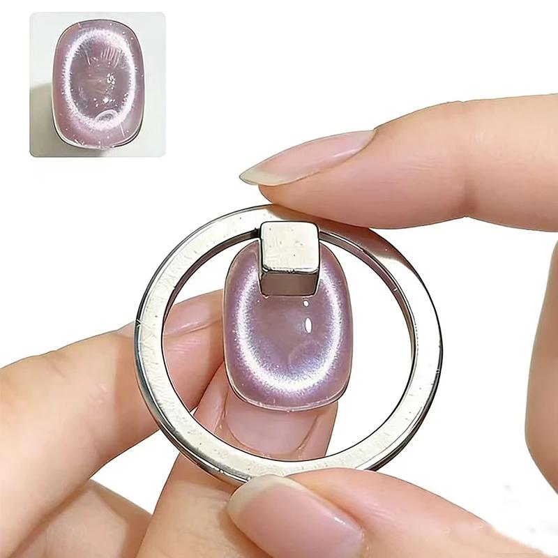 Black Hole Shape Cat Eye Nail Art Magnet Suck Hollow Cat Eye Nail Art Effect Magnet Ring for Magnetic Gel Polish Manicure Tools