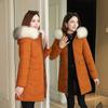 New Product Waist Slimming Mid-length Cotton Coat Women Windproof Warm Thickened Cotton Coat Women