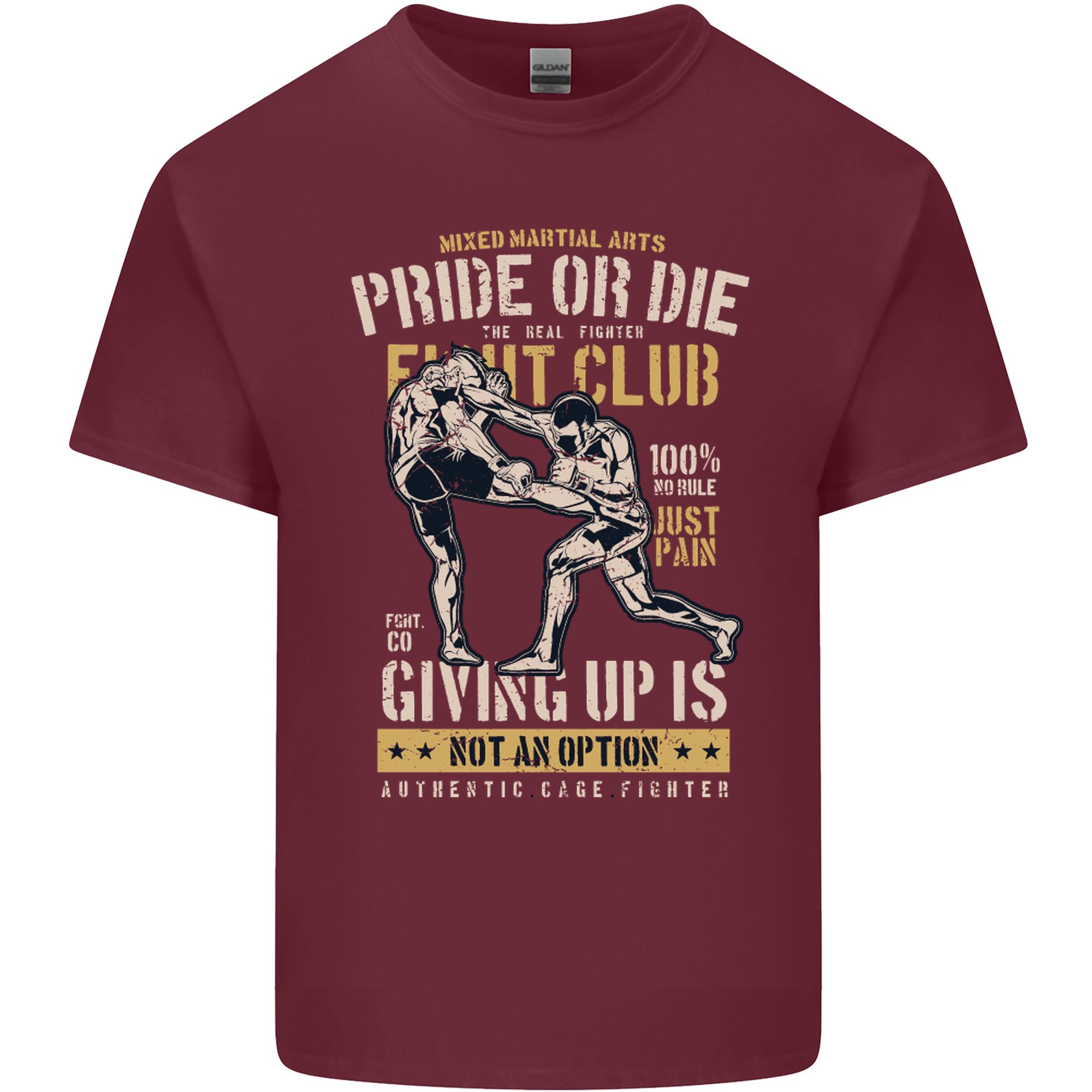 Pride MMA Muay Thai Mixed Martial Arts Unisexs Light Cotton TShirt S