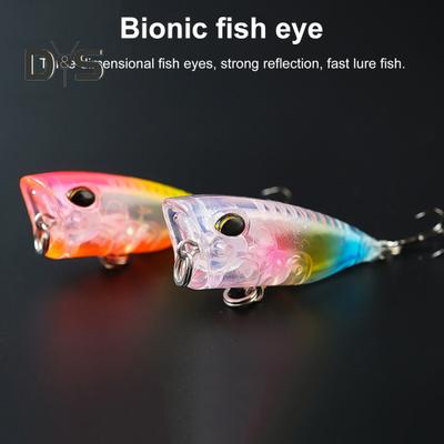 4CM/3G Topwater Fishing Lure with Double Hooks Long Casting Realistic Floating Bionic Artificial Bait Freshwater Saltwater Fishing Accessories