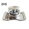 10 Pcs Stainless Steel Sports Helmets Buckles Helmet Chin Strap Snap Buckle for Football Baseball Hockey Helmet Repair Accessories