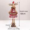Christmas Doll Figurine Ornament Novelty Toy for Winter Festival Tabletop Shelf Home Decor