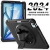 IPad 11 Case With Hand Strap 360 Rotating Stand Multi-Angle Shockproof Cover