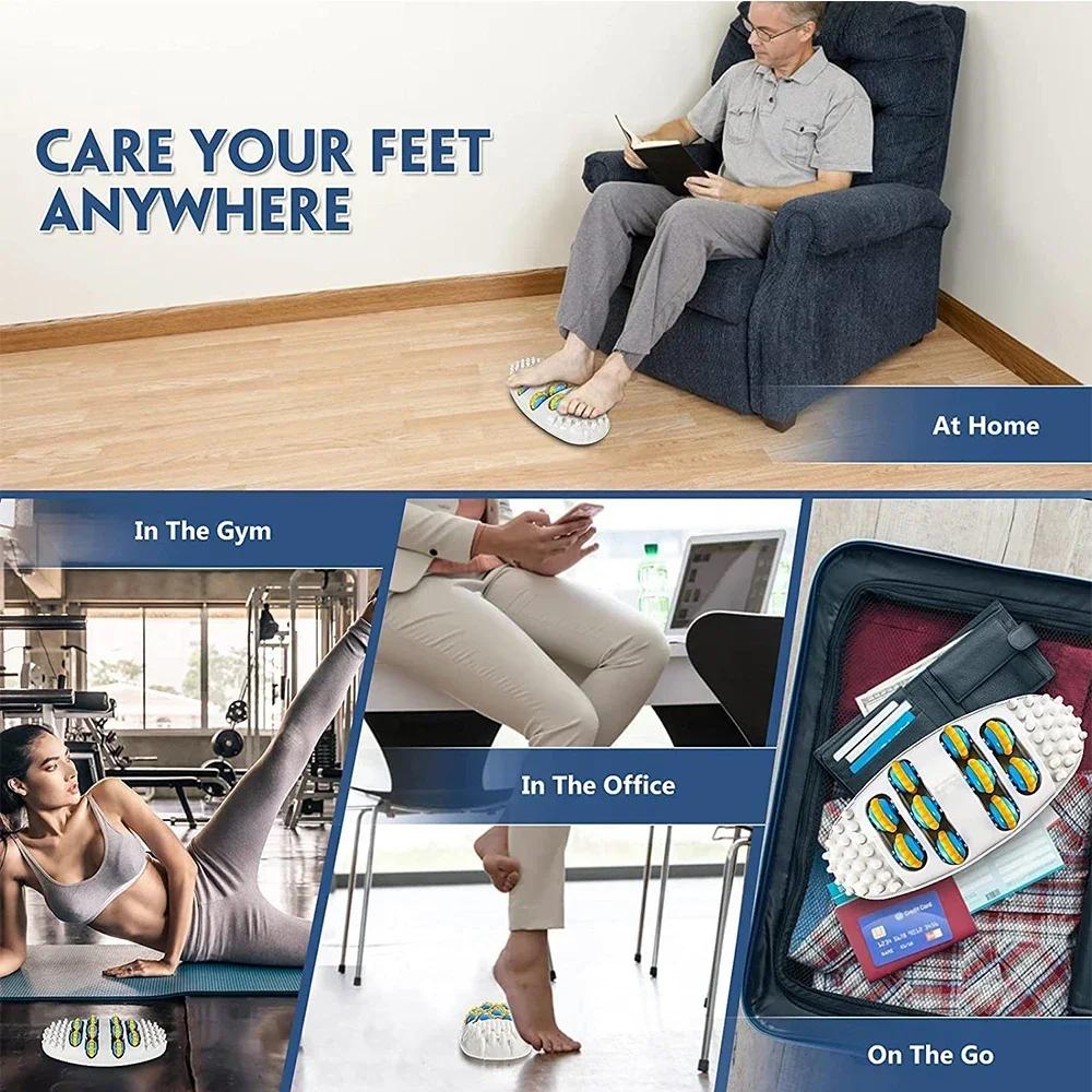 Home Foot Massage Roller Relieves Fatigue Foot Pain and Plantar Fasciitis Plantar Muscle Relaxation Tool Releases Lymph Adults