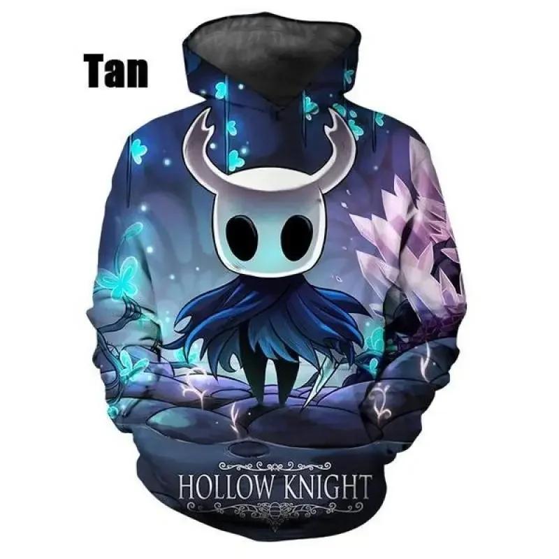 Hollow Knight Hoodie For Men Women Fashion 3D Casual Pullovers Sweatshirts Streetwear Long Sleeve Plus Size Mens Hoodies