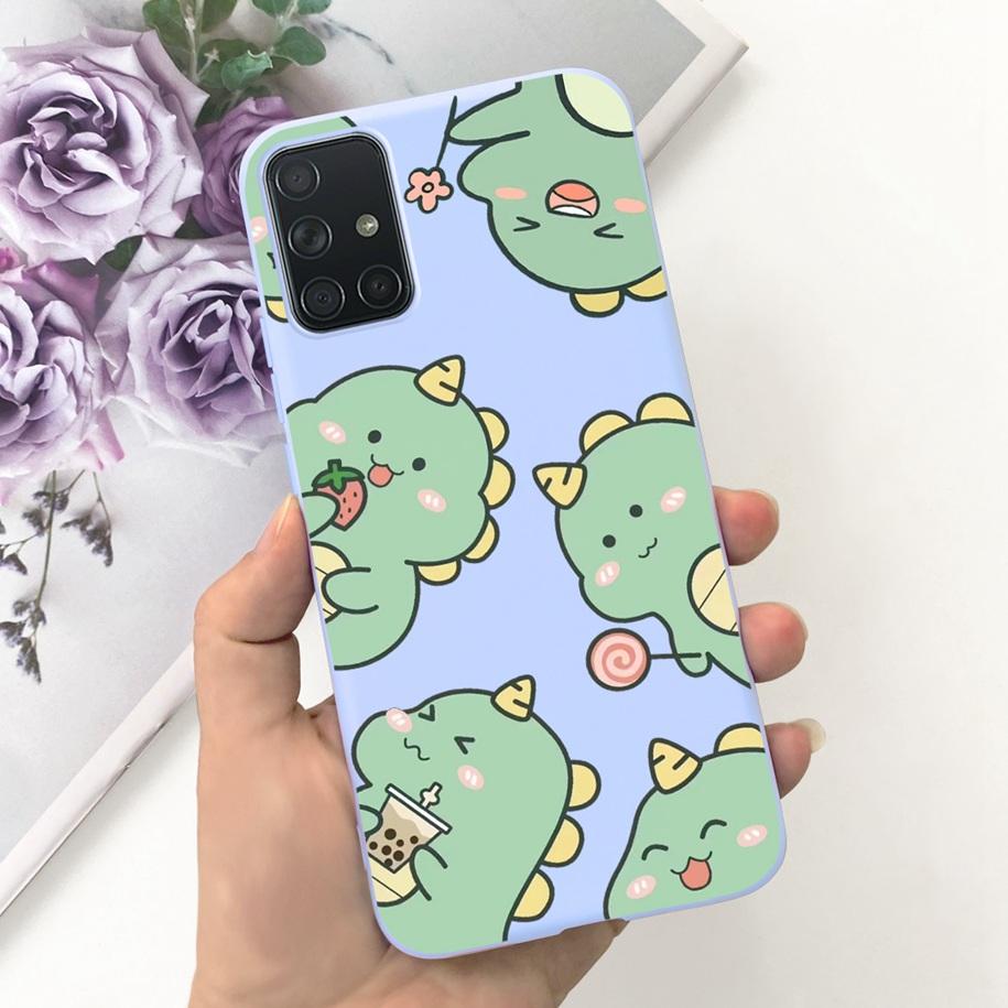 For Samsung A51 A71 A31 Phone Case Fashion Pattern Liquid Silicone Full Protection Back Cover For Samsung Galaxy A 51 71 31 Capa