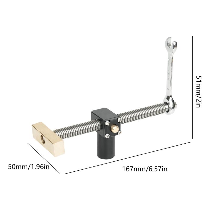 19/20mm Benching Dog Clamp Adjustable Desktop Clip Workbench Stopper Clamp Fixture Woodworking Fast Fixed Clip