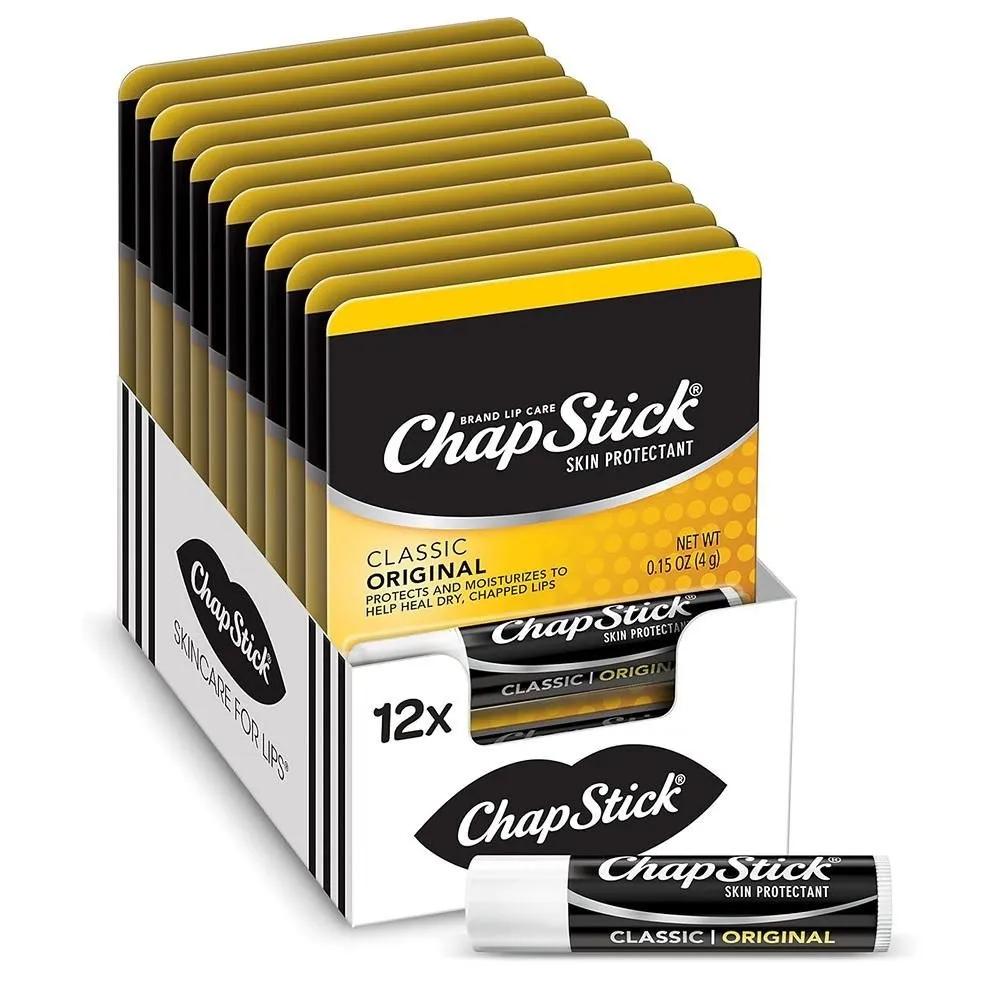 

ChapStick Classic Original Lip Balm Tubes, 0.15 oz