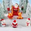 iikuru 13-Piece Christmas Ornament Set, Miniature Objects, Santa Claus Ornaments