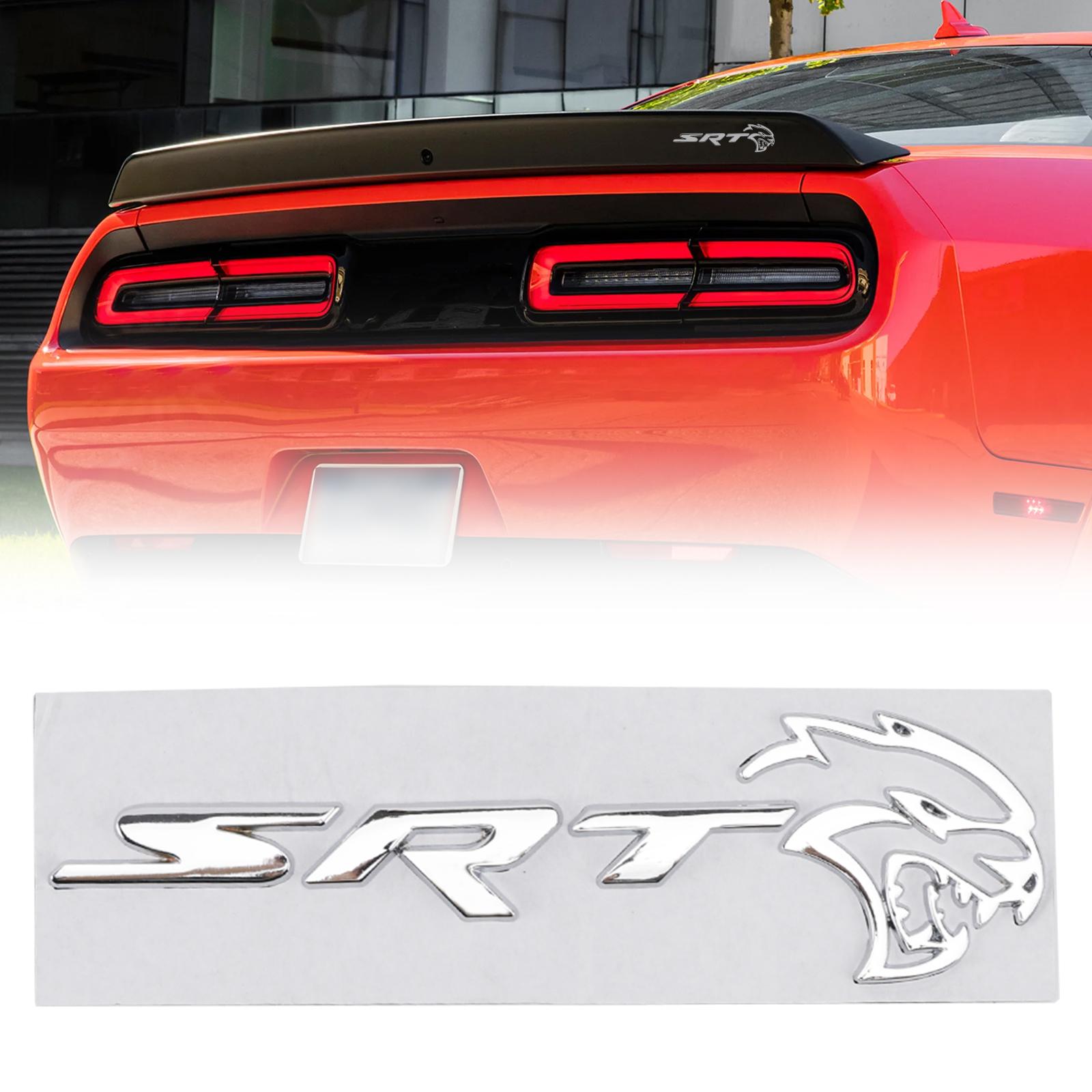 

Rear Tailgate SRT Hellcat Decal Emblem for Challenger Trunk Lid Badge