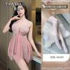 Sex Underwear Seduction Thin Lace Suspenders Sexy Steel Tray Gathering Nightgown Uniform Suit